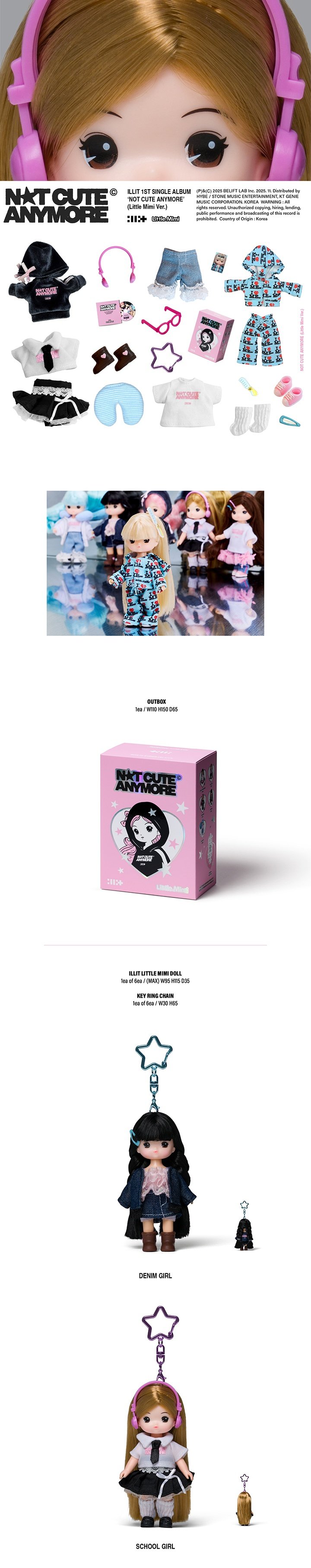 Image of [PRE-ORDER] ILLIT ‘NOT CUTE ANYMORE’ (Little Mimi Ver.)