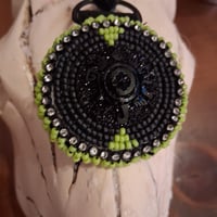 Image 2 of Native American Beaded Keychain 