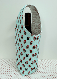 Image 2 of Bangtan Christmas (Aqua) Wine Carrier - Made To Order