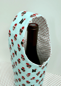 Image 3 of Bangtan Christmas (Aqua) Wine Carrier - Made To Order