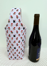 Image 1 of Bangtan Christmas (Purple) Wine Carrier - Made To Order