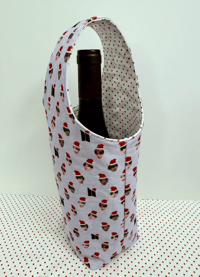 Image 2 of Bangtan Christmas (Purple) Wine Carrier - Made To Order