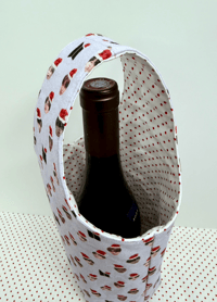 Image 3 of Bangtan Christmas (Purple) Wine Carrier - Made To Order