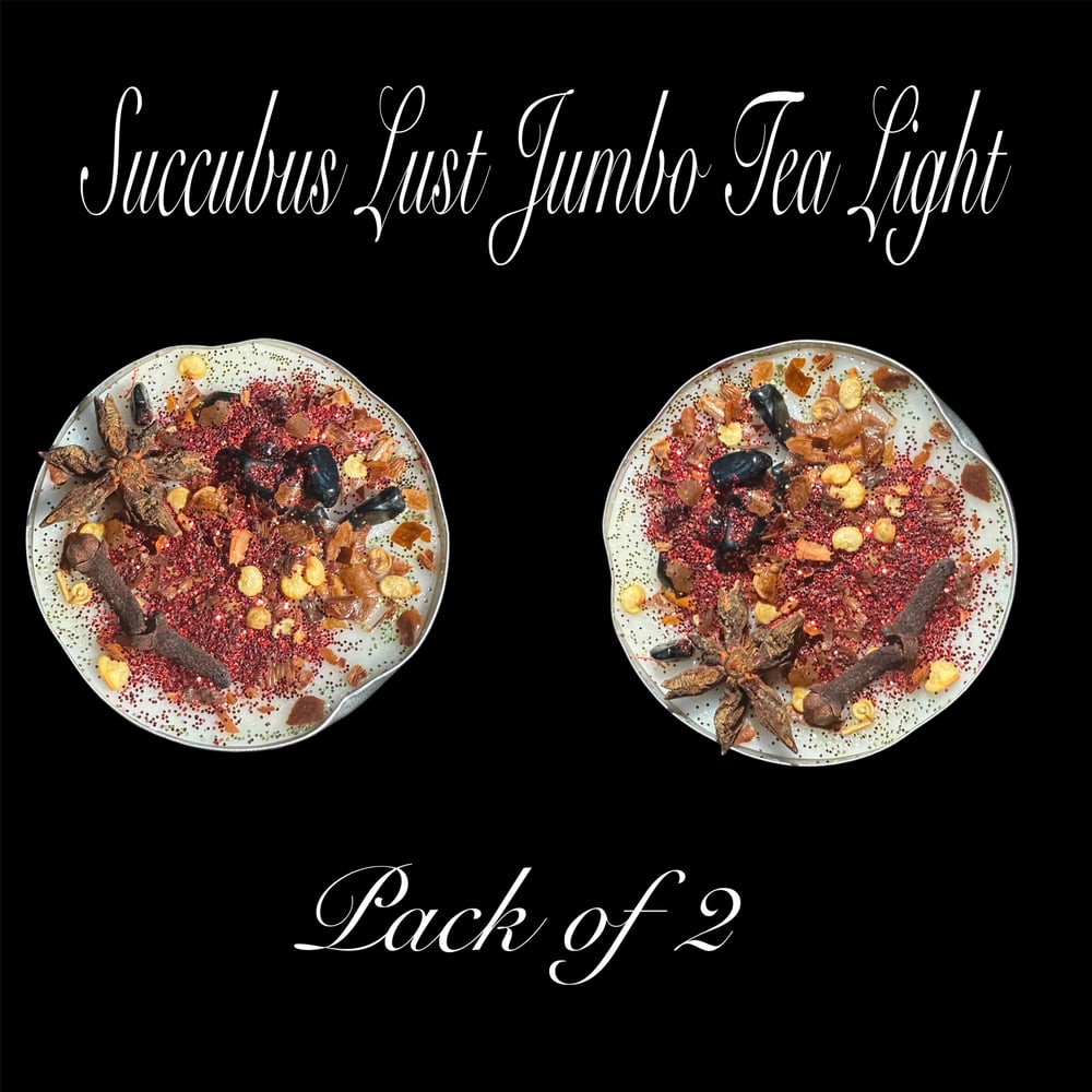 Image of Succubus Lust Jumbo Tea Light Candles