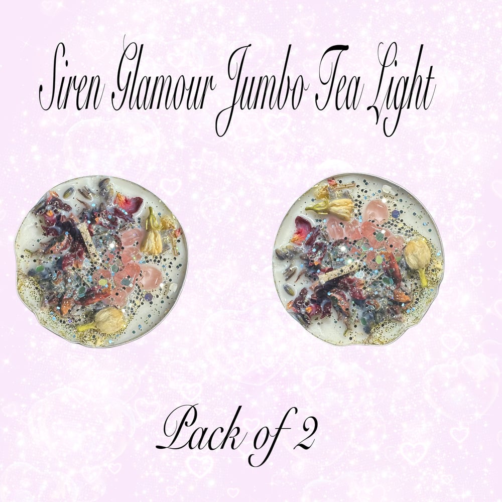 Image of Siren Glamour Jumbo Tea Light Candles