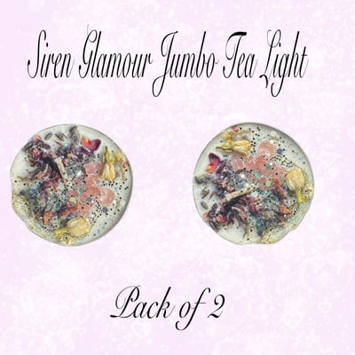Image of Siren Glamour Jumbo Tea Light Candles