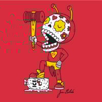 Image 2 of Chapulin Calavera Mens/Unisex T-Shirt 