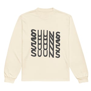 Image of LONG SLEEVE SHIRT ECRU FADED LOGO