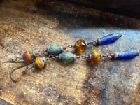 Image 1 of Czech Garland earrings/ n235