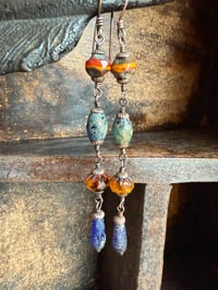 Image 3 of Czech Garland earrings/ n235