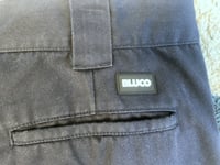 Image 10 of Bluco work garment black pants iron heart, size XL (34”)