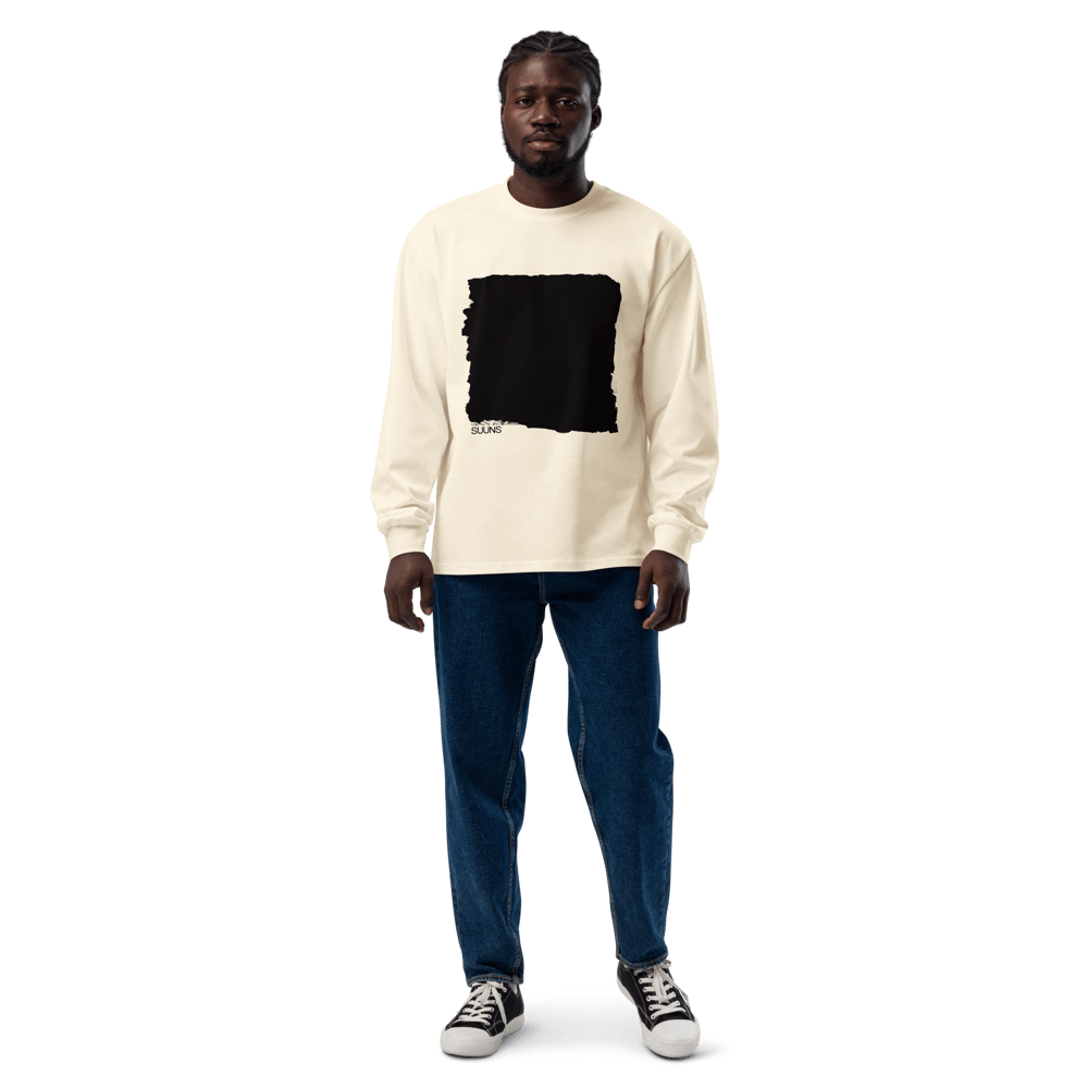 Image of Long Sleeve Square Ecru