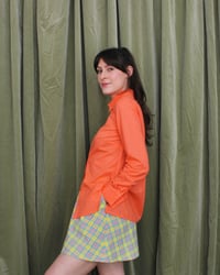 Image 11 of Ready-to-ship Sherbet flower button bow blouse