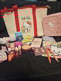 Image 1 of Hello Kitty  Canvas Tote Bag Bundle 