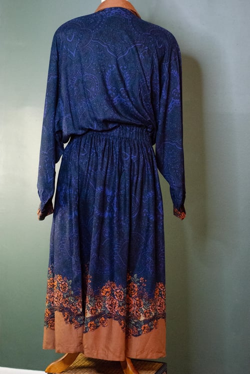 Image of Vintage Together Mixed Print Maxi Dress