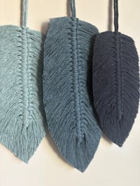 Image 2 of Blue feather hanging 