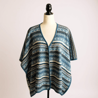 Image 2 of Baby Alpaca Poncho 