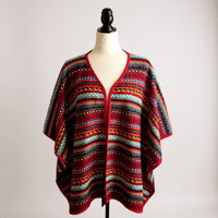 Image 3 of Baby Alpaca Poncho 