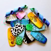 Image 3 of Contemporary Abstract Irregular Dots: (PCE033)