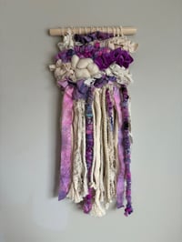 Image 1 of Purple Woven Wall Hanging 