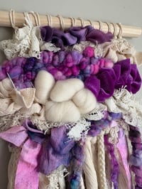 Image 2 of Purple Woven Wall Hanging 