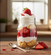 Strawberry Shortcake Cake Jar