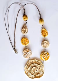 Image 1 of Long Floral Statement Necklace (PCJ002)