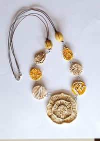 Image 2 of Long Floral Statement Necklace (PCJ002)