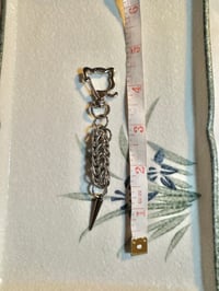 Image 3 of Wabi Sabi Kitty Chainmaille Keychain