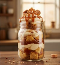 Caramel Crunch Cake Jar