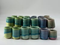 Image 1 of layered starshine shot glass