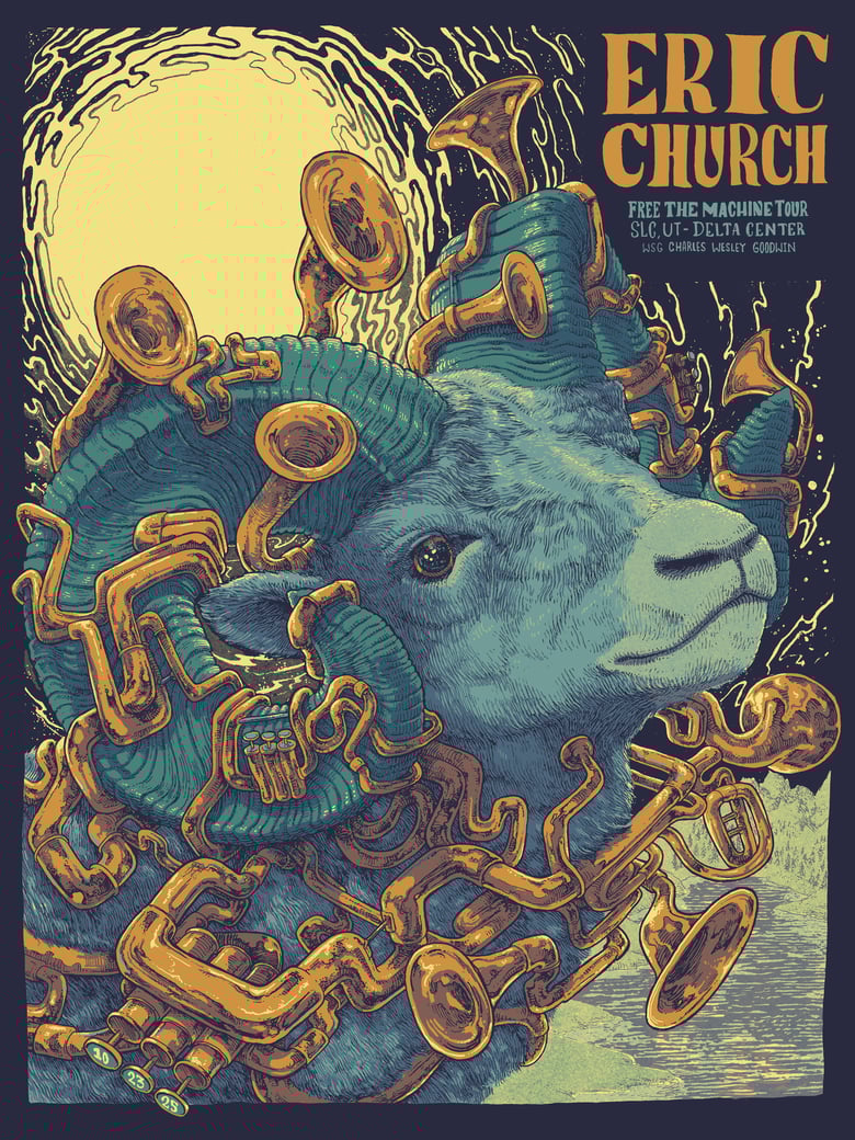 Image of Eric Church - SLC - 10.23.25 (Paper)