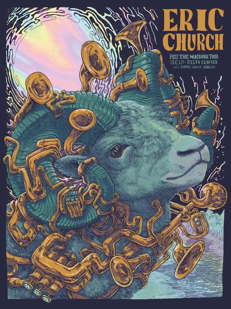 Image of Eric Church - SLC - 10.23.25 (FOIL)