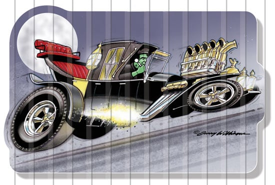 Image of "Moon Shot" Sticker