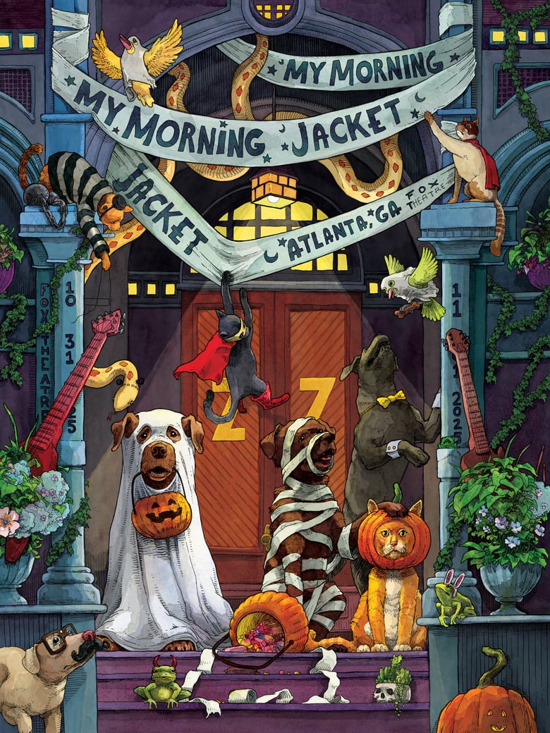 Image of My Morning Jacket - Atlanta - Oct 31/Nov1 2025 (Uncut Paper)