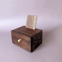 Image 2 of Mini-Altar Kit - Walnut with Brass Knob