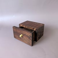 Image 3 of Mini-Altar Kit - Walnut with Brass Knob