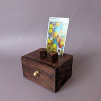 Image 1 of Mini-Altar Kit - Walnut with Brass Knob