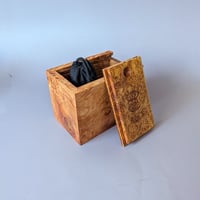 Image 4 of A Box of Seven Devils - Figured Maple Burl with Madrone Tiles