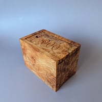 Image 4 of A Box of Seven Devils - Figured Maple Burl with Madrone Tiles II