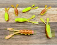 2" Ribbed PaddleTail - CopperTreuse