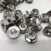 Image 1 of M6 x NEW STYLE Ti Hex METAL-Lock Nut. - #910