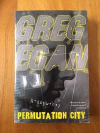 Image 1 of Greg Egan "Permutation City" Trade Paperback 