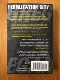 Image 2 of Greg Egan "Permutation City" Trade Paperback 