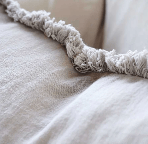 Image of Grey Linen Cushion 