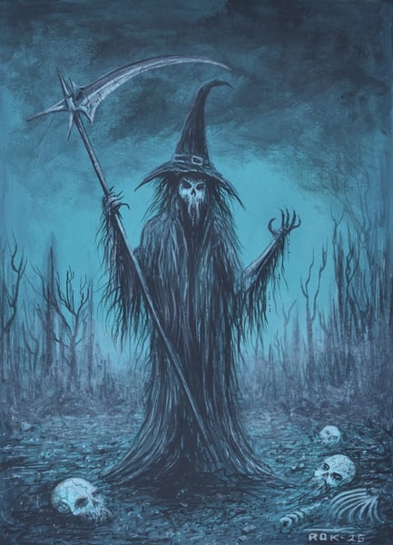 Image of KKATWEAZEL - small original painting 