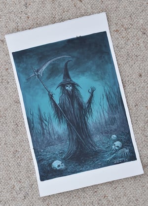 Image of KKATWEAZEL - small original painting 