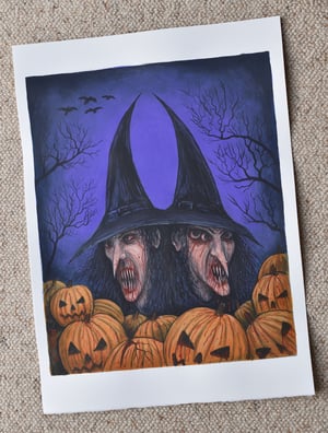 Image of HALLOWITCH - original painting on paper