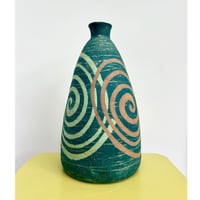 Image 3 of Green Swirl Pot