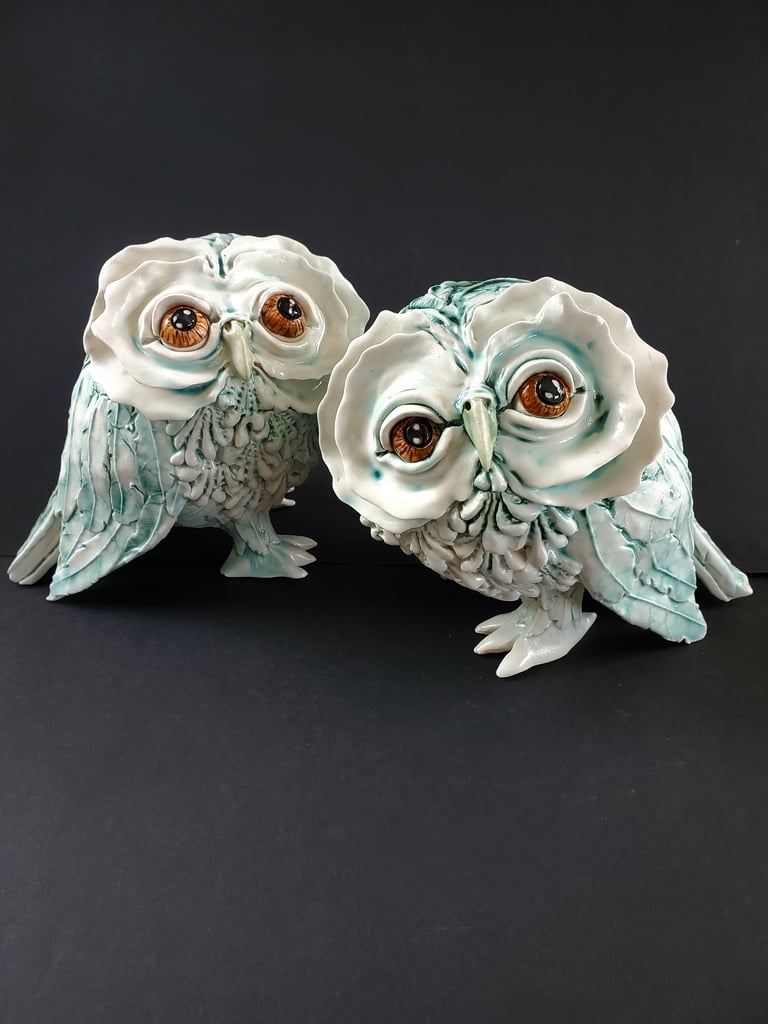 Snowy Feathered Owl #1 Image 2